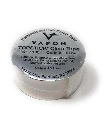 Vapon Topstick Clear Double Sided Medical Grade Adhesive Tape 3/4 x 108 - Roll - Buy Online on GoSupps.com