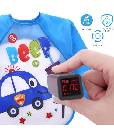 Baogaier Baby Long Sleeves Waterproof Bibs 4 PCS - Toddler Feeding Apron for Boys 6-36 Months Blue - Buy Online on GoSupps.com