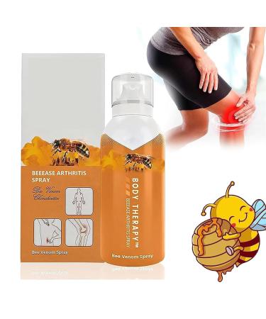 Bee Venom Joint & Bone Therapy Spray Body Therapy Bee Venom Joint & Bone Therapy Spray Bee Venom Professional Serum Spray Intensive Concentrate for Joint Back Neck Hands Feet Muscle Recovery (A)