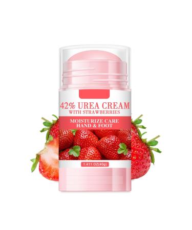 B ton hydratant pour les mains et les pieds la fraise pour peaux s ches Baume hydratant au talon craquel l'ur e avec beurre de karit vitamine E absorption rapide formule non grasse