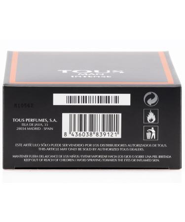 TOUS Man Intense Perfumes Eau De Toilette Spray 3.4 Ounce Multi Aromatic 3.4 Fl Oz (Pack of 1) - Buy Online on GoSupps.com