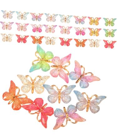 VILLCASE 250 Pcs Butterfly Charms for Bracelet Making Butterfly Charms for Jewelry Making Diy Crafting Butterfly Charms Butterfly Charms for Diy Post Brackets Crystal Beads Wedding Plastic - Buy Online on GoSupps.com