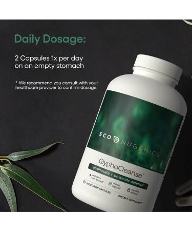 EcoNugenics Detox Rescue Supplement Bundle for Men & Women PectaSol Modified Citrus Pectin Fiber + 2 GlyphoDetox Bottles Safely Removes Pesticides & Agricultural Toxins Offers Total-Body Support - Buy Online on GoSupps.com