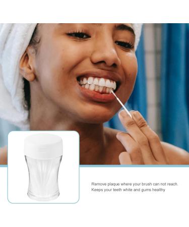 Supvox Interdental Brushes - 200 Pieces Safe Plastic Tooth Cleaning Tool for Adults (White) | Perfect for Dental Hygiene & Care - Buy Online on GoSupps.com