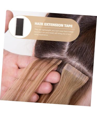 MAGICLULU 20 Sheets Hair Extension Double Sided Tape Wig Tape for Lace Front Hair Extensions Wigs Double Sided Hair Extension Tape Birthday Hat Headband Bar Tape Blue Glue Pet No Trace - Buy Online on GoSupps.com