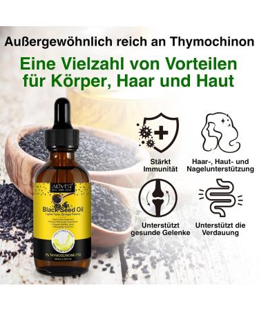 P-Beauty Organic Black Cumin Oil Drops 60ml - Cold-Pressed Natural Care for Hair & Skin Boosts Immunity Promotes Hair Growth Anti-Aging & Acne Relief - Buy Online on GoSupps.com