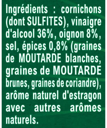 AMORA - Croq'Vert Extra Fine Pickles - Deliciously crunchy and a unique taste - Jar 370g - Buy Online on GoSupps.com