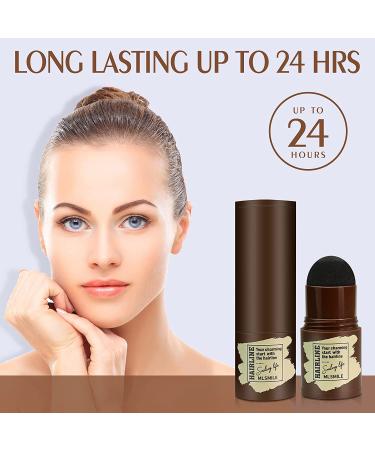 Eyebrow Stamp Stencil Kit with 10 Style Stencils - Waterproof Long Lasting Brow Makeup Definer in Black - Buy Online on GoSupps.com