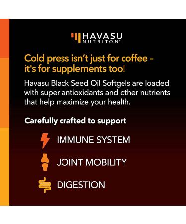 Black Seed Oil Liquid Capsules for Immune & Joint Health - 90 Capsules - Buy Online on GoSupps.com