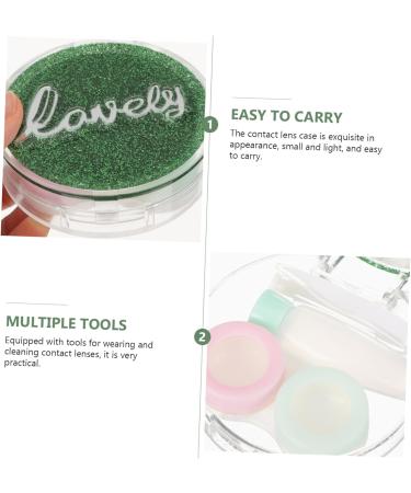 SOLUSTRE Travel Glasses Holder Bag | Compact Cosmetic Container | Fine Plastic | International Shipping Available - Buy Online on GoSupps.com