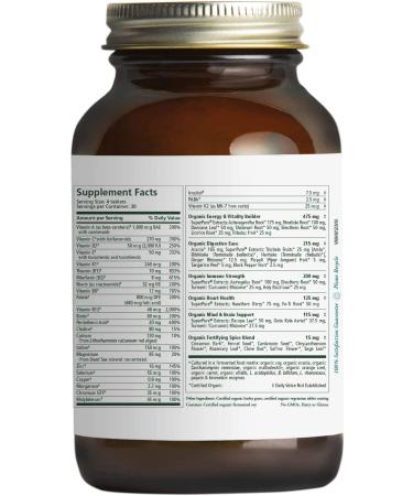 Pure Synergy VitaÂ·MinÂ·Herb Men's Multivitamin 120 Tablets - Buy Online on GoSupps.com