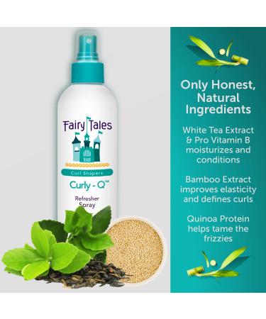 Fairy Tales Curly-Q Curl Refresher for Kids' Hair - Lightweight Spray to Define Curls Add Bounce and Reduce Frizz - 8oz (Pack of 2) - Buy Online on GoSupps.com