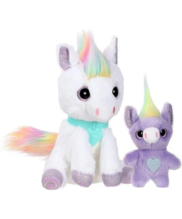Little Live Pets Scruff-a-Luvs Pastel Rainbow Mom & Baby Set - Wash, Groom & Rescue Plush Puppy, Pony, or Kitten - Buy Online on GoSupps.com