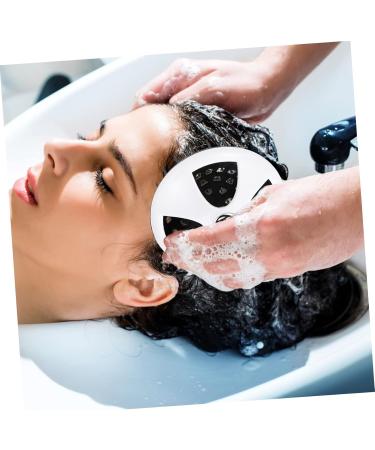 BeatifuFu Portable Shampoo & Scalp Massager Brush - Compact Travel Scalp Care Tool | 9x8cm White - Buy Online on GoSupps.com