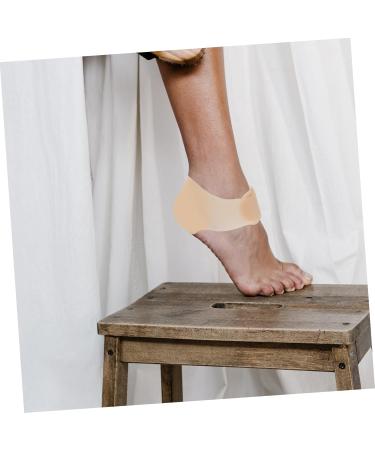 4 Pairs Heel Protector Cushions - Anti-Cracking Heel Cups & Pads for Comfort | Ideal Plantar Inserts & Outdoor Sleeves - Buy Online on GoSupps.com