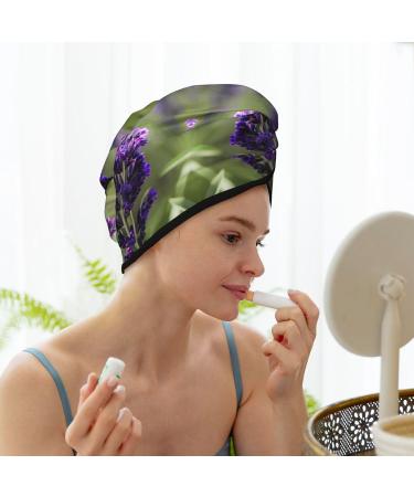 Buy Lavender Coral Velvet Dry Hair Cap | Unisex Wet Towel Wrap for Home & Travel Ideal for Bathing Pool & Beach - Buy Online on GoSupps.com