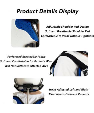 Buy SFKLYU Adjustable Cervical Thoracic Orthosis - Neck Support & Lumbar Spine Rehabilitation Device - International Shipping Available - Buy Online on GoSupps.com