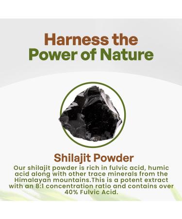 Go Nutra Shilajit Powder Pure Himalayan Shilajit 40% Fulvic Acid Trace Minerals - 4oz. - Buy Online on GoSupps.com