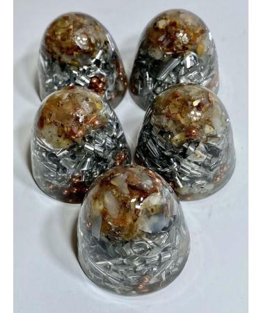 2 Power Dome Tower Busters - Crystal Orgone Generator Energy Accumulator | 7.83Hz/432Hz/528Hz | Beautiful Ingredients & Colors | International Shipping Available - Buy Online on GoSupps.com
