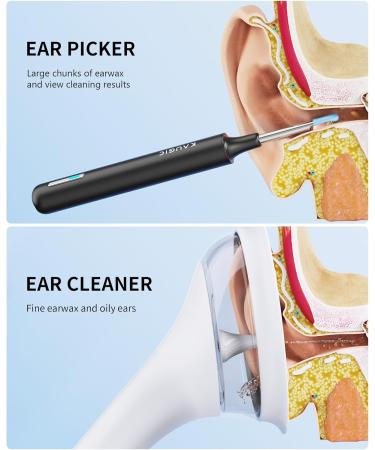 Ear Wax Removal Tool Camera - FSA/HSA Eligible Ear Irrigation Flushing System & Ear Cleaner with Camera 1080 HD Ear Flushing Kit for Adults with One-Piece Waste Tank Earwax Removal Kit White XL - Buy Online on GoSupps.com