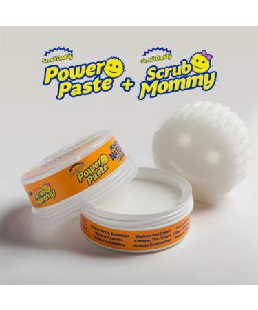 Scrub Daddy Power Paste & Scrub Mommy Bundle | Cleaning Paste with Microfiber Towels | Compare to Pink Stuff & Tangerine Clean - Buy Online on GoSupps.com