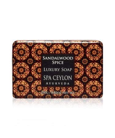 SPA CEYLON Sandalwood Spice Luxury Soap | Herbal Soap | Bath Soap | All Natural | for All Skin Types
