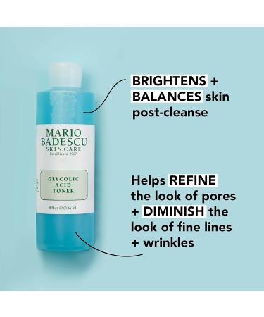 Mario Badescu Glycolic Acid Toner - For Combination/ Dry Skin Types 472ml - Buy Online on GoSupps.com
