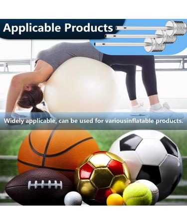 Stainless Steel Basketball Pump Needles Set with Storage Box - 20pcs - Buy Online on GoSupps.com
