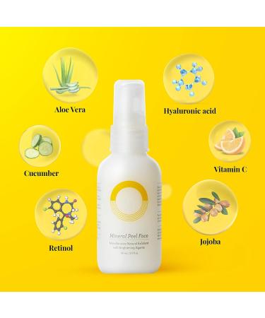 ORG Peel Off Face Cleanser - Gentle Exfoliation for Glowing Skin - Korean Sensitive Skincare - Pore Minimizer & Brightening Agent - Cruelty Free Natural Formula - 2oz - Buy Online on GoSupps.com