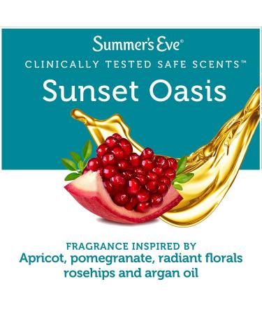Summer's Eve Cleansing Wipes Sunset Oasis, 16 Count - Pack of 1 - Buy Online on GoSupps.com