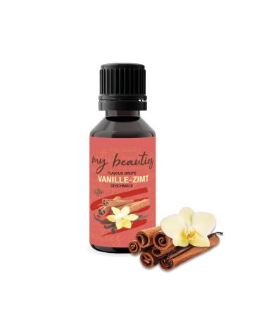 my beauties - Flavour Drops 30 ml - Vanilla & Cinnamon - Aroma drops for food - sugar-free and low in calories