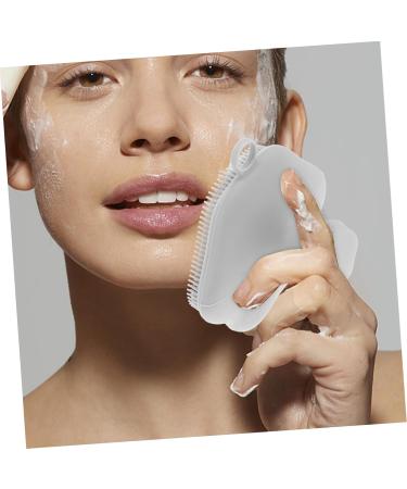 MAGICLULU Face Brush Face Exfoliation Brush Silicone Bath Scrubber Silicone Facial Brush Women Facial Brush Handheld Facial Brush Cleansing Facial Brush Man Makeup Brush - Buy Online on GoSupps.com