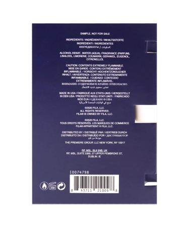 FILA Fragrance for Men - Eau de Toilette for the Active Man - Amber Fougere with Notes of Bergamot Sage and Vetiver - Iconic Refreshing Scent for Day or Night - Mini 1.5 ml Modern 0.05 Ounce (Pack of 1) - Buy Online on GoSupps.com