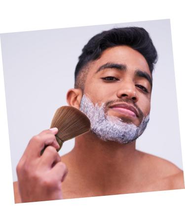 Men's Beard Brush with Wooden Handle - Premium Shaving Set & Hair Cleaning Brush - Travel Size 11x6.5cm - Musthave Grooming Accessory - Buy Online on GoSupps.com