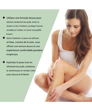  Jukeoiu Hair Removal Cream - Leg Cream Smoothing Lotion Without Irritation Suitable for Men and Women Underarms Legs and Bikini Line - Buy Online on GoSupps.com