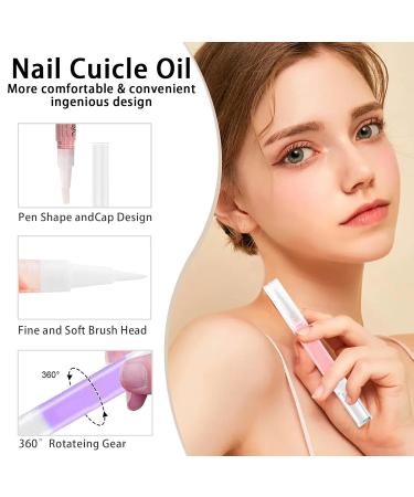 8-Piece Flavoring Oil Set | Nail Nutrition Oil Pen for Dry Cuticle Repair | Manicure Cuticle Treatment - Buy Online on GoSupps.com