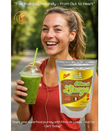 Fibra de Linaza 100% Natural 8oz(227g) FORTE Suplemento Limenticio/ Faxseed Powder Dietary Supplement 8oz (227g)Omega-3 Fiber & Digestive Wellness Vegan Non-GMO Gluten-Free Perfect for Smoothies Oatmeal Yogurt & Sa  - Buy Online on GoSupps.com