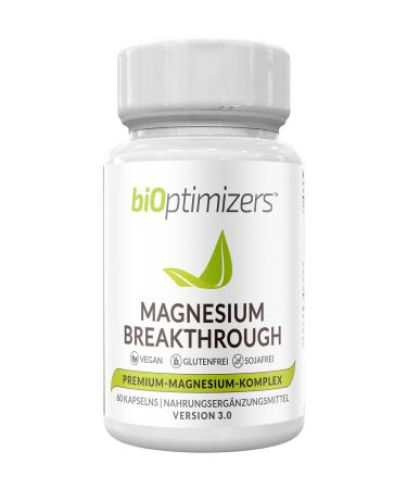 Bioptimizers - Magnesium Breakthrough - Beat Chronic Stress Inflammation Sleep Problems and More (60 Capsules)