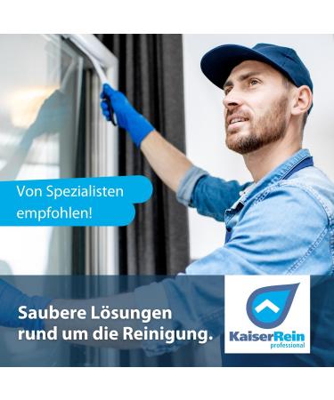 Kaiserrein Glass Cleaner with Lotus Effect - 0.5L Bottle + 5L Refill Canister | Streak-Free Shine for All Glass and Surfaces - Buy Internationally - Buy Online on GoSupps.com