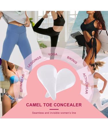 Silicone Camel Toe Concealer - Invisible Reusable Adhesive Pads (Clear 2 Piece) - Buy Online on GoSupps.com