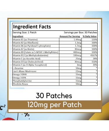 Focus Patch-Up | 30ct Patches for Enhanced Concentration | International Shipping Available - Buy Online on GoSupps.com
