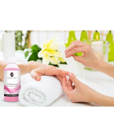 JND Gel Polish Remover with Acetone for Fast Action Removal of Nail Polish Gels Acrylics Tips and Glues - Buy Online on GoSupps.com