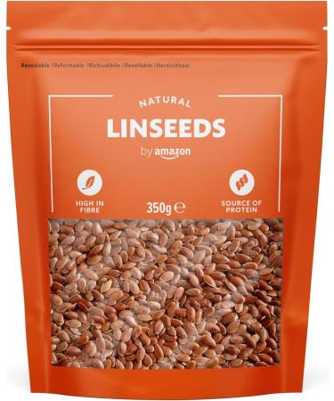 by Amazon Natural Linseeds 4 x 350 g 1400 g - Buy Online on GoSupps.com