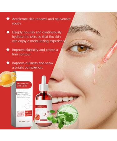Vitamin B3 Niacinamide Serum Brightening Anti-Aging Serum Retinol B3 Anti Wrinkle Serum Hydrating Serum for Dry Skin Age Spot Remover Strengthen Skin Barrier Relieve Redness Enhance Elasticity - Buy Online on GoSupps.com