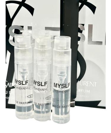 YVES SAINT LAURENT MYSLF YSL Sample Spray Perfume Trial Size Partially Filled Vials 1.2 ml / 0.04 fl oz (set of 3) Black - Buy Online on GoSupps.com