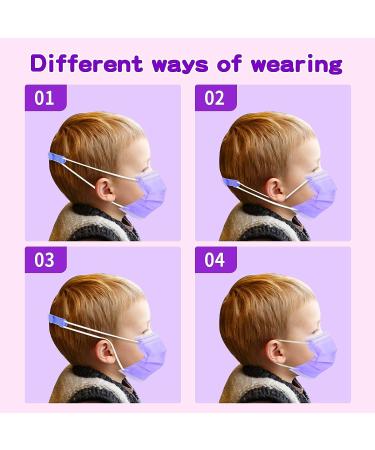 Rasav Kids Disposable Face Masks 100Pcs - Colorful & Cute 3 Ply Breathable Masks for Children - Girls & Boys - Buy Online on GoSupps.com