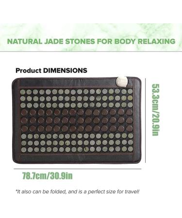 Buy Far Infrared Turmalin Heating Mat & Jade Pillows - 53.3*78.7cm | Best for Back Pain Relief Automatic Shutdown International Shipping - Buy Online on GoSupps.com