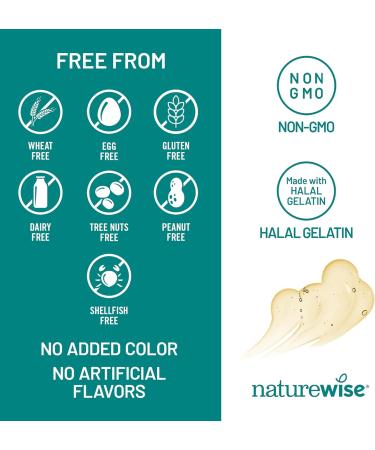 NatureWise Extra-Strength Omega 3 Fish Oil Supplement - 1000mg per Serving - 600 EPA & 400 DHA and Vitamin E - Support for Heart & Brain Health - Lemon Flavor GMO-Free - 60 Softgels 1-Month Supply 60 Count (Pack of 1) Ome  - Buy Online on GoSupps.com