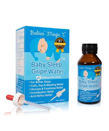 Babies Magic T Gripe Water for Baby Colic and Gas Relief- Gentle & Safe