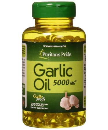 Puritans Pride Garlic Oil, 5000 Mg, 250 Count 250 ct